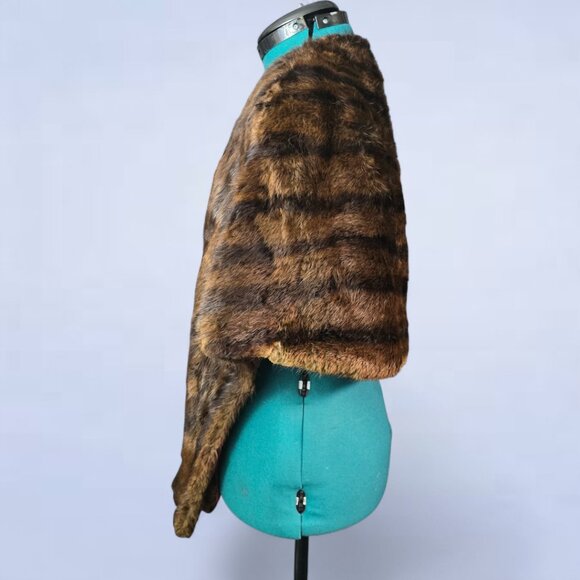 1950s Vintage Colquhouns Scottish Fur House Mink Stole Shawl - Picture 2 of 8